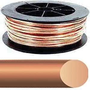 8SOLX500BARE Bare Wire, Solid, 8 AWG Wire, 500 ft L, Copper Conductor