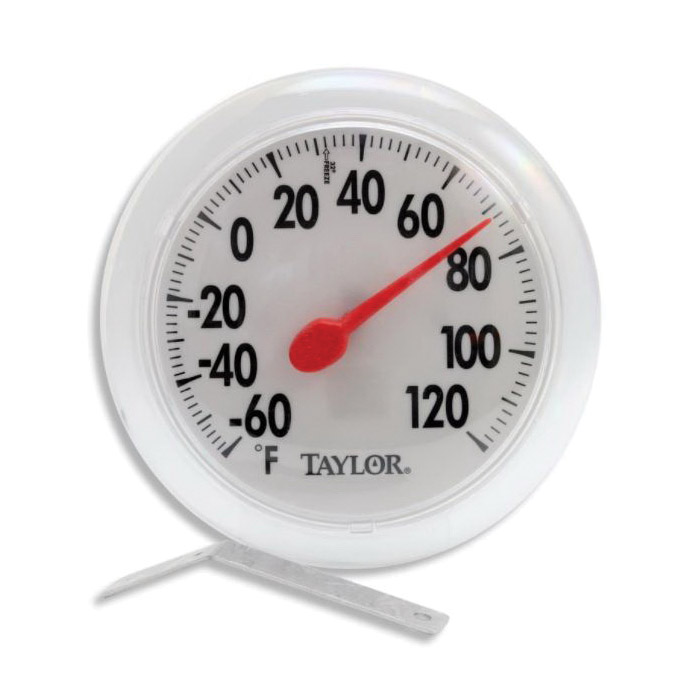5630 Thermometer, 6 in Display, -60 to 120 deg F, Metal Casing, Multi-Color Casing