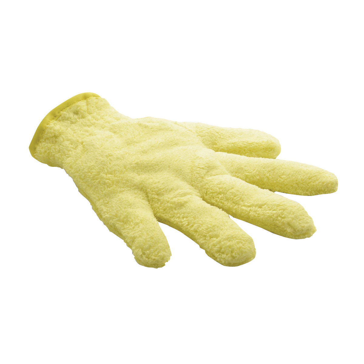 10652 Dusting Gloves, One-Size, 10 in L, Polyamide/Polyester, Yellow