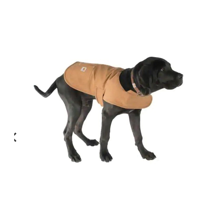 Carhartt P0000340-001 S Dog Coat, S, Cotton, Black, Hook-and-Loop Closure - 2