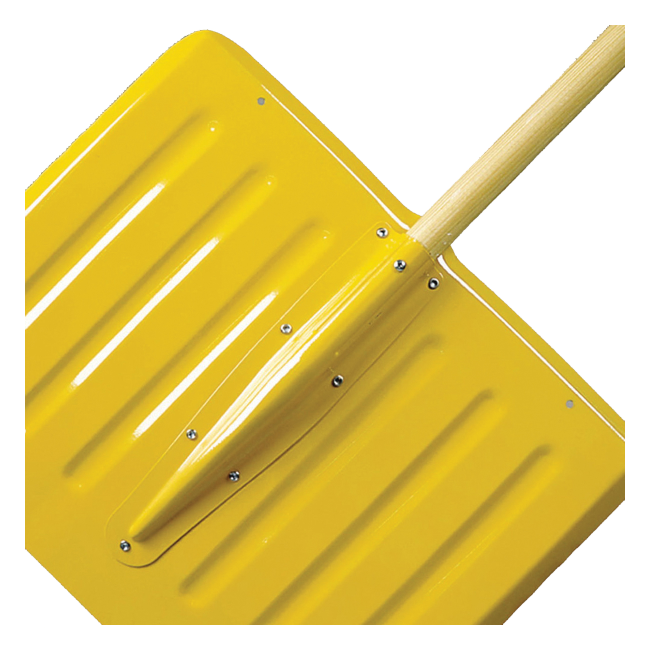 YO-HO Quality Tools 04017 Snow Shovel, 18 in W Blade, 15 in L Blade, Steel Blade, Wood Handle - 2