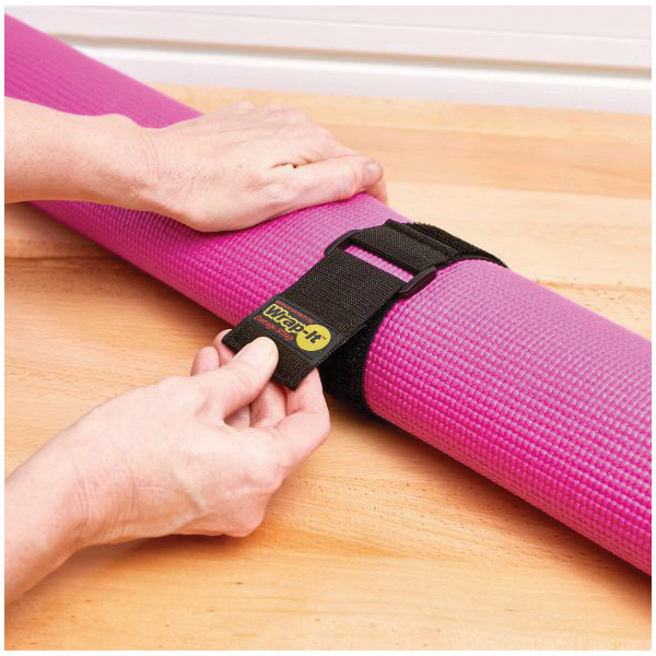 Wrap-It Storage 703-18B Storage Strap, 10 lb, Black, Nylon, Includes: 3 to 18 in Straps, 3/PK - 3