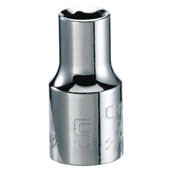 CMMT43501 Socket, 5 mm Socket, 1/4 in Drive, 6-Point, Chrome
