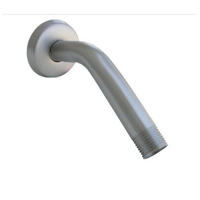 Lasco 08-5517 Shower Arm, 1/2 in Connection, Male, 6 in L, Satin Nickel