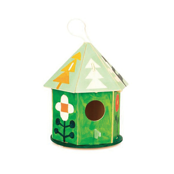 Hands Craft F197 3D Birdhouse with Paint Kit, 5 Years and Up, Wood - 2