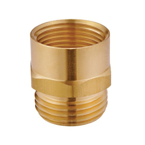 ACE GT3051A Hose Adapter, 3/4 in, MHT, 3/4 in, FPT, Brass