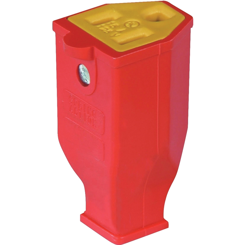 Wiring Devices SA993O Electrical Connector, Spring Action, 21/64 in, 2-Pole, 15 A, 125 V, NEMA: NEMA 5-15