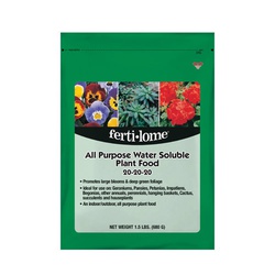 Ferti•lome 11721 All-Purpose Water Soluble Plant Food, 1.5 lb, Solid, 20-20-20 N-P-K Ratio