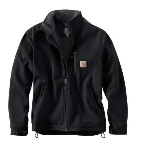 Carhartt 102199-001-2XL Crowley Jacket, 2XL, Nylon/Spandex, Black, Drawcord, Hook and Loop, Zipper Closure - 3