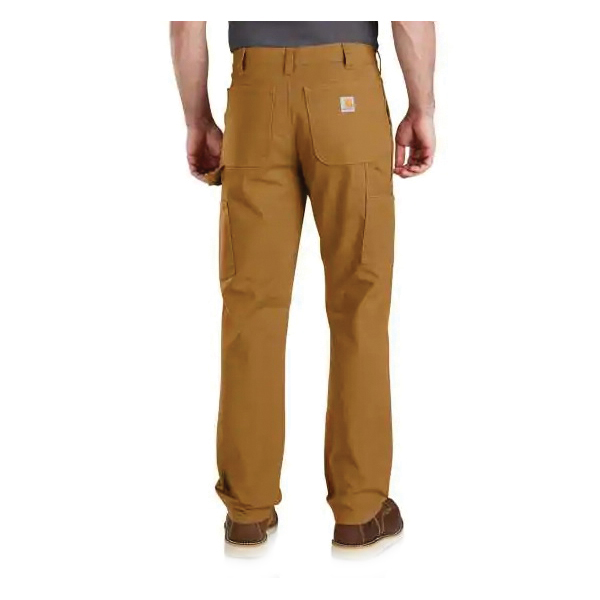 Carhartt 103279-211-32X32 Dungaree Pants, 32 in Waist, 32 in L Inseam, Carhartt Brown, Relaxed, Straight Fit, Regular - 2