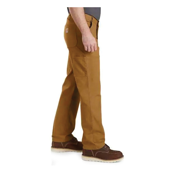 Carhartt 103279-211-32X32 Dungaree Pants, 32 in Waist, 32 in L Inseam, Carhartt Brown, Relaxed, Straight Fit, Regular - 3