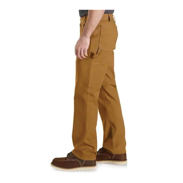 Carhartt 103279-211-32X32 Dungaree Pants, 32 in Waist, 32 in L Inseam, Carhartt Brown, Relaxed, Straight Fit, Regular - 4