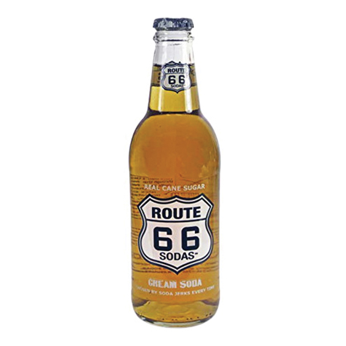 Route 66 Sodas 88213 Soda, Cream, 12 oz, Bottle