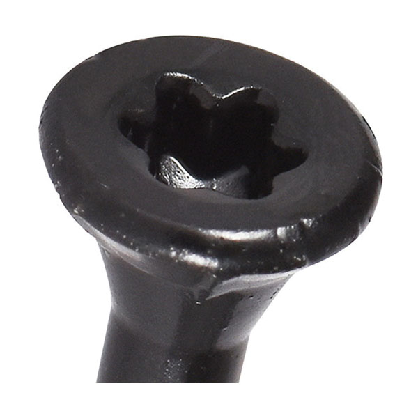 Deck Plus 48834 Deck Screw, #10 Thread, 2-1/2 in L, Steel, Ceramic-Coated, Flat Head, Star Drive, 73/PK - 3