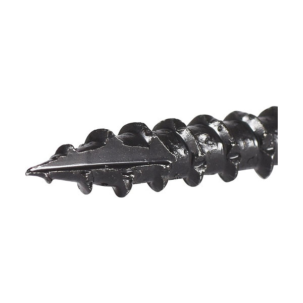 Deck Plus 48834 Deck Screw, #10 Thread, 2-1/2 in L, Steel, Ceramic-Coated, Flat Head, Star Drive, 73/PK - 4