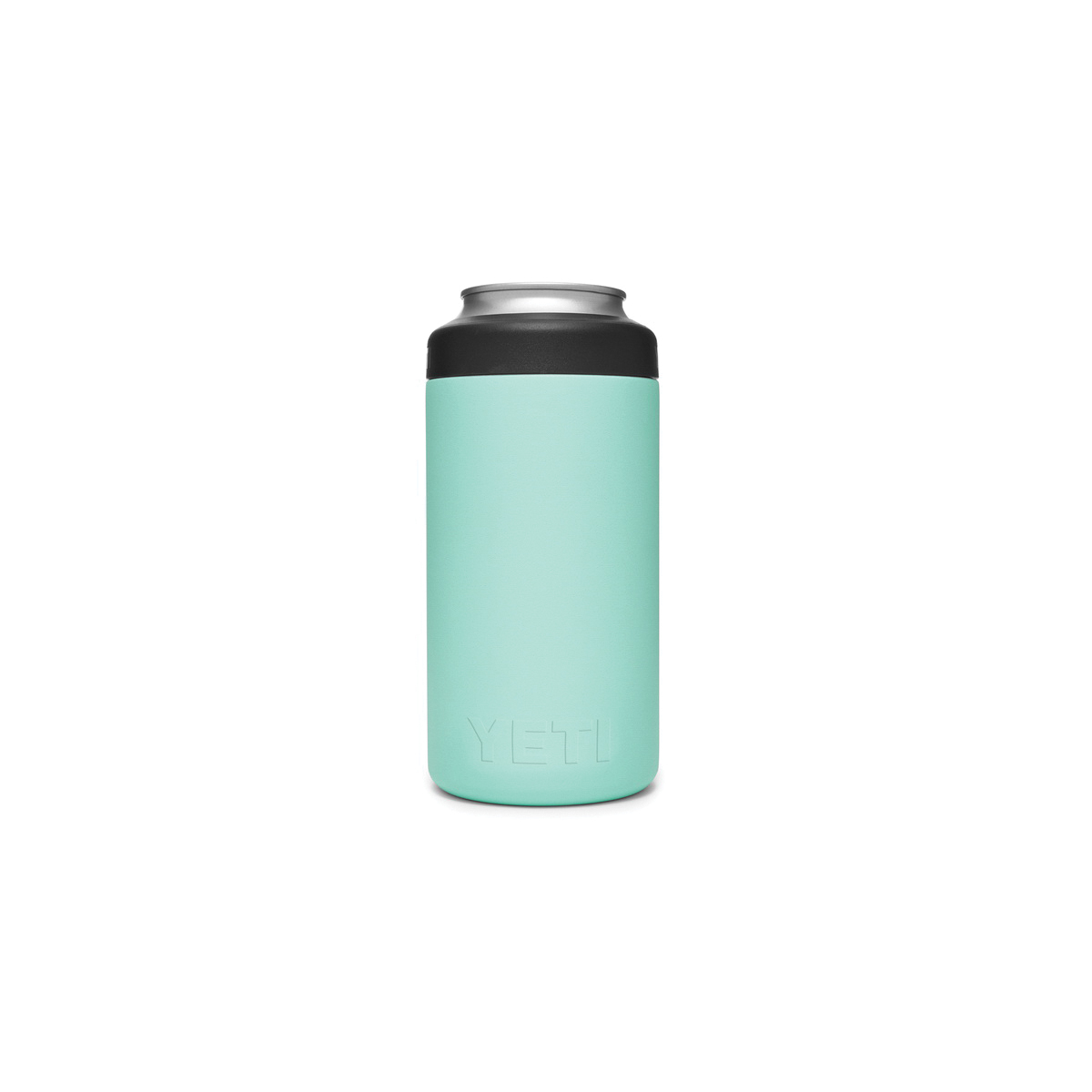 YETI Rambler 21070090050 Colster Can Insulator, 3 in Dia x 6 in H, 16 oz Can/Bottle, Stainless Steel, Seafoam - 2