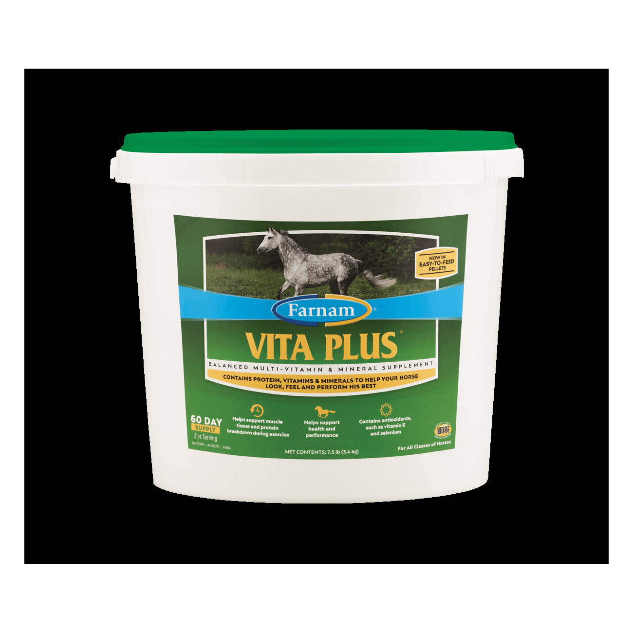 Vita Plus 100539417 Multi-Vitamin and Mineral Supplement, Pellet, 7.5 lb