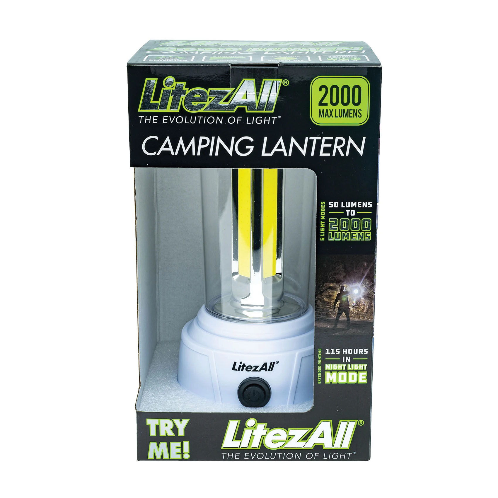 LitezAll 2000 Lumen Lantern - LitezAll