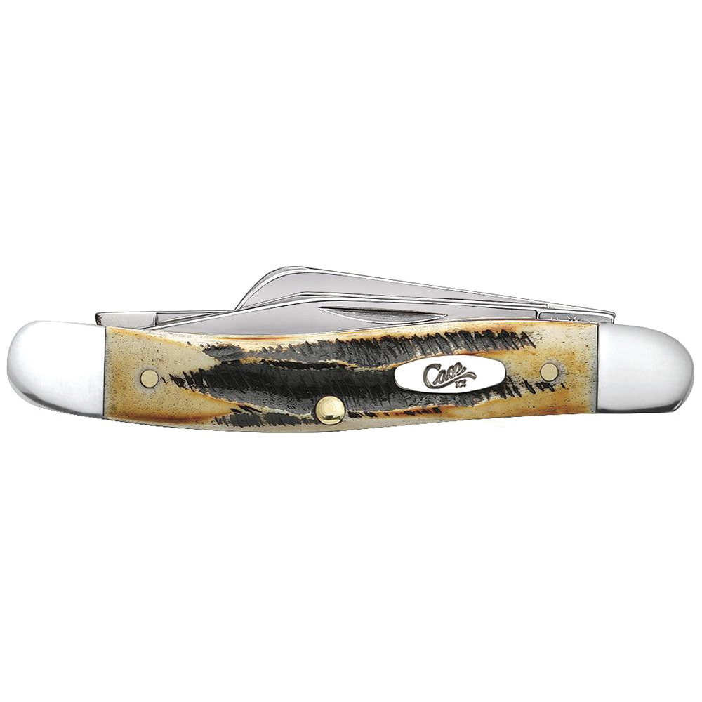 Case XX 03578 Medium Stockman Folding Pocket Knife, 2.57, 1.88, 1.71 in L Blade, Tru-Sharp Stainless Steel Blade