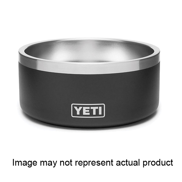 YETI Boomer 21071500012 Dog Bowl, 6-4/5 in Dia, 4 Cup Volume, Stainless Steel, Brick Red - 1