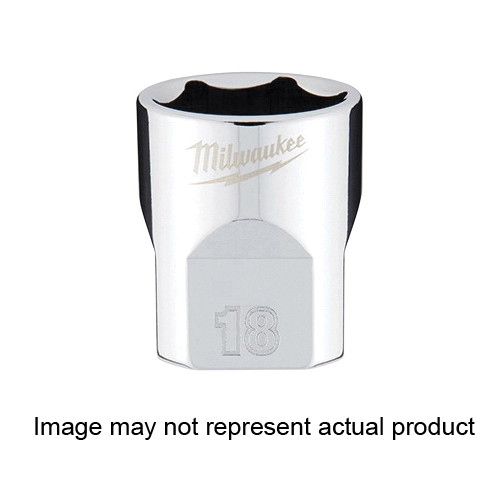 45-34-9084 Socket, 14 mm Socket, 3/8 in Drive, 6-Point, Chrome Vanadium Steel, Chrome