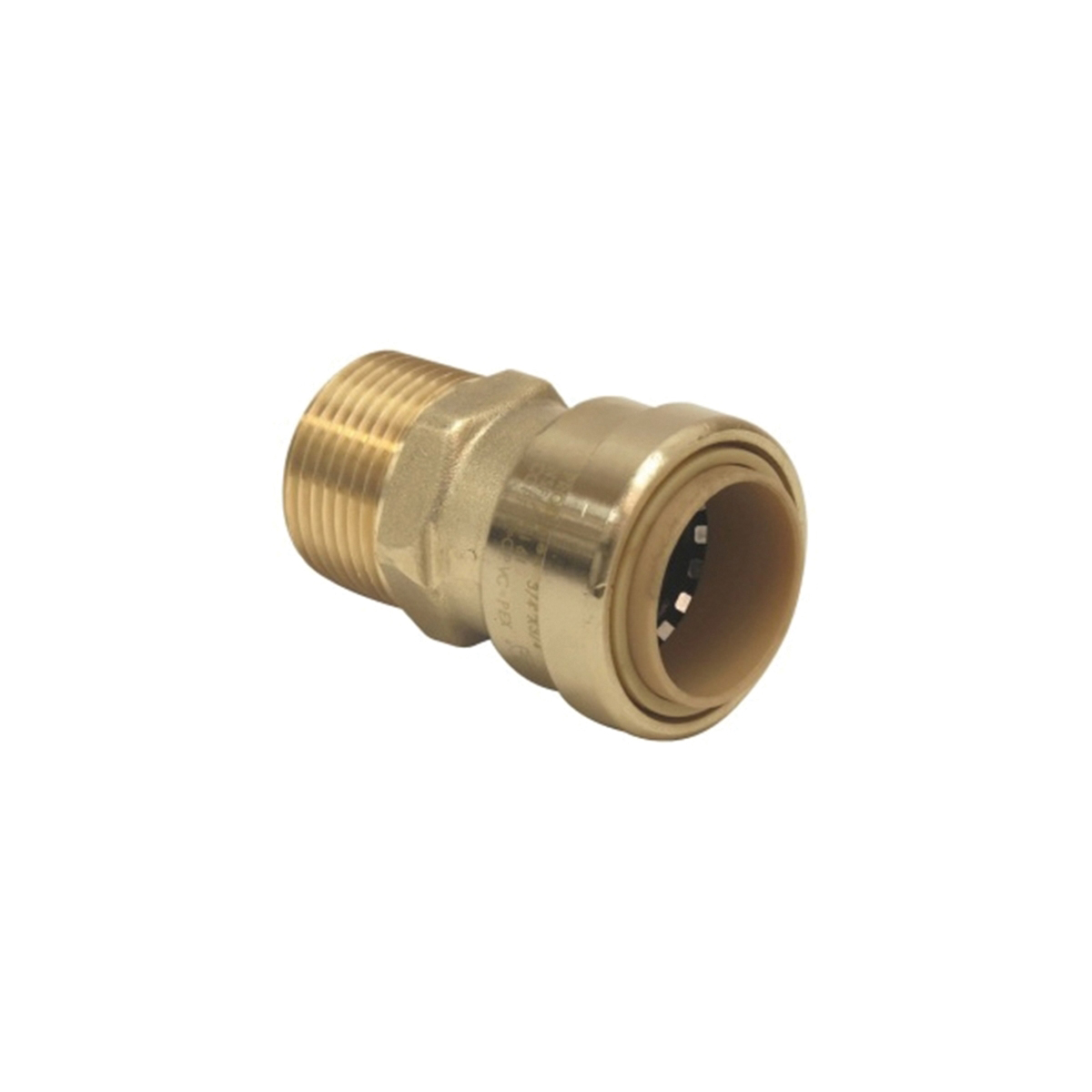 6630-104 Pipe Adapter, 3/4 in, Push-Fit x Male, Copper
