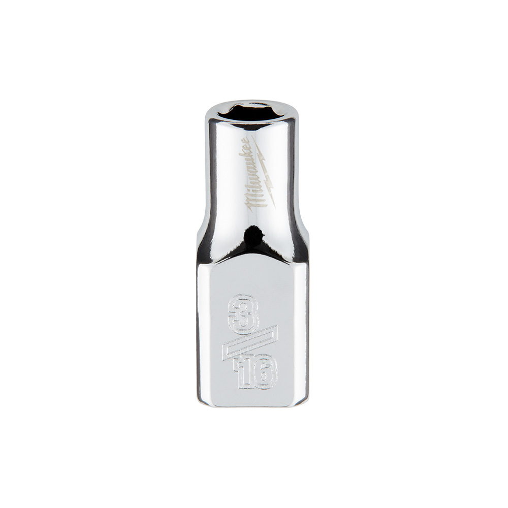 45-34-9000 Deep Socket, 5/32 in Socket, 1/4 in Drive, 6-Point, Chrome Vanadium Steel, Chrome-Plated
