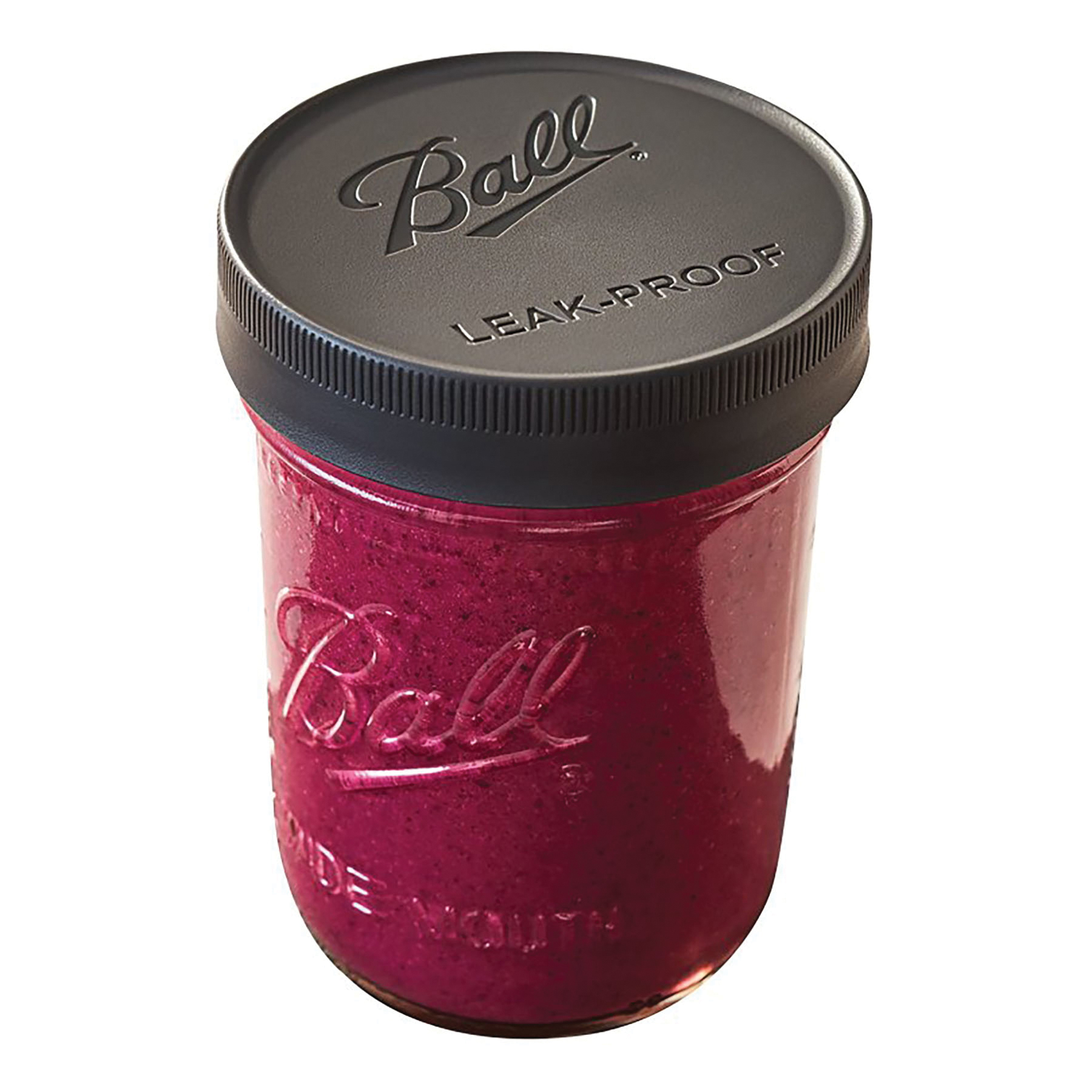 Bernardin 2104236 Mason Jar Lid, Plastic, Gray Cap/Lid