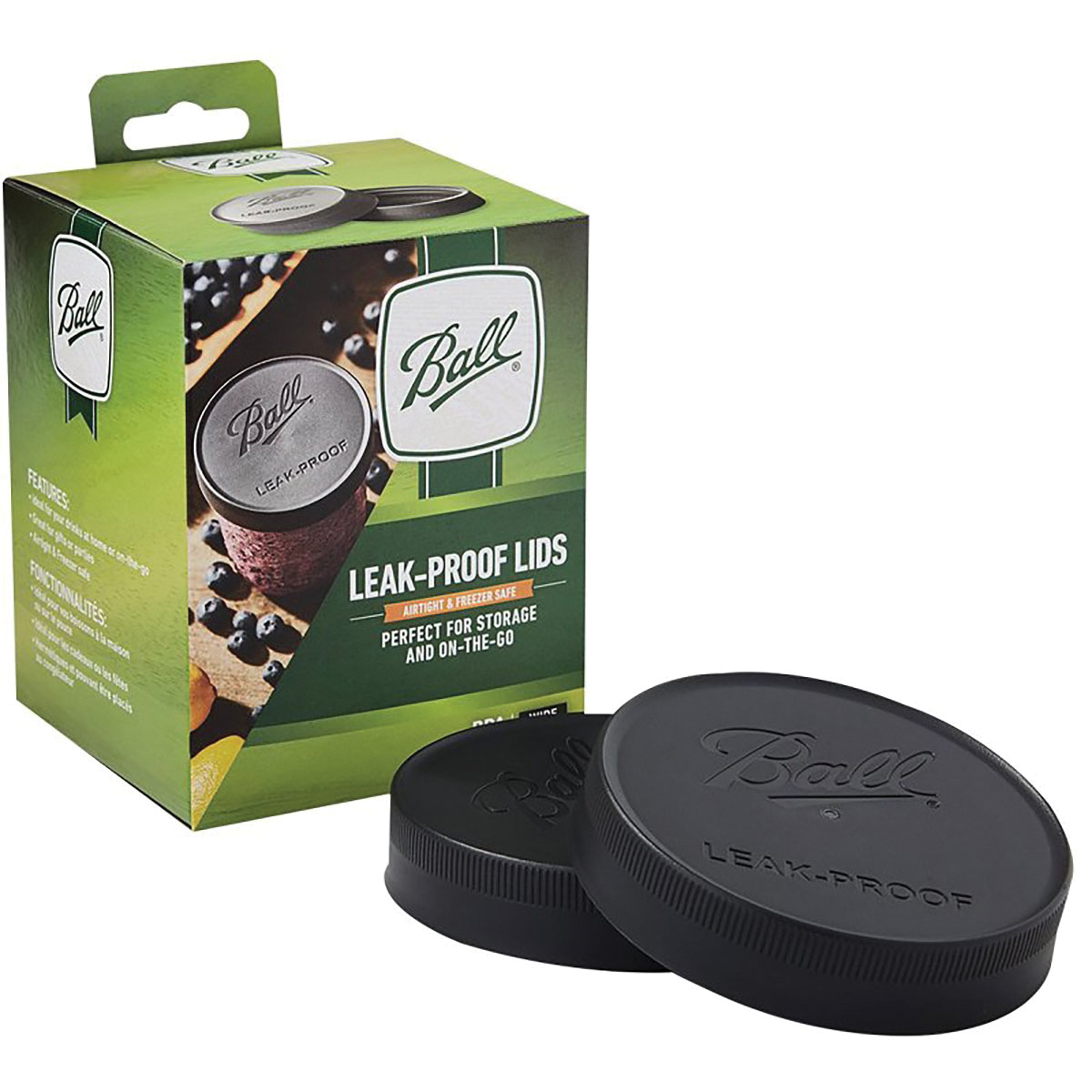 Bernardin 2104236 Mason Jar Lid, Plastic, Gray Cap/Lid