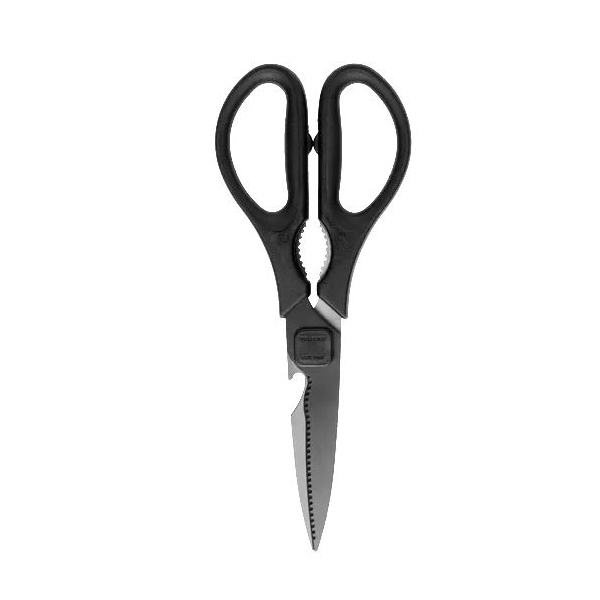 BAC535 BBQ Shears, 2 cm W Blade, Stainless Steel, Non-Slip Grip Handle, 25 cm OAL
