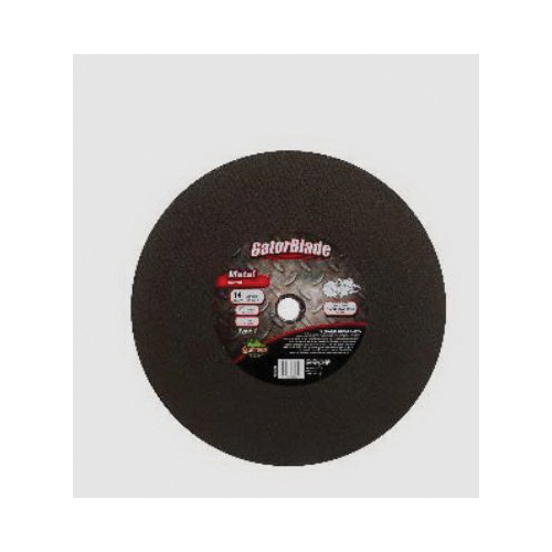 9661 Cut-Off Wheel, 10 in Dia, 3/32 in Thick, 5/8 in Arbor, Aluminum Oxide Abrasive