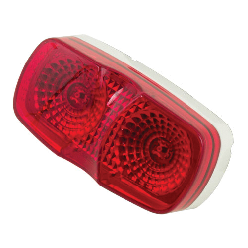 Blazer CW1544R Side Marker/Clearance Light, Rectangular, 4 in W, 1-15/16 in H, 0.05 A, 12 V, LED Lamp, Red Lens, Surface