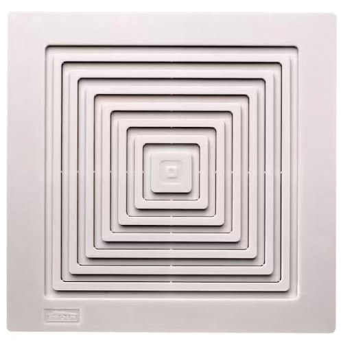 Economy Series BP90 Bathroom Exhaust Fan Grille/Cover, 9 in L, 9-1/4 in W, Polymer, White
