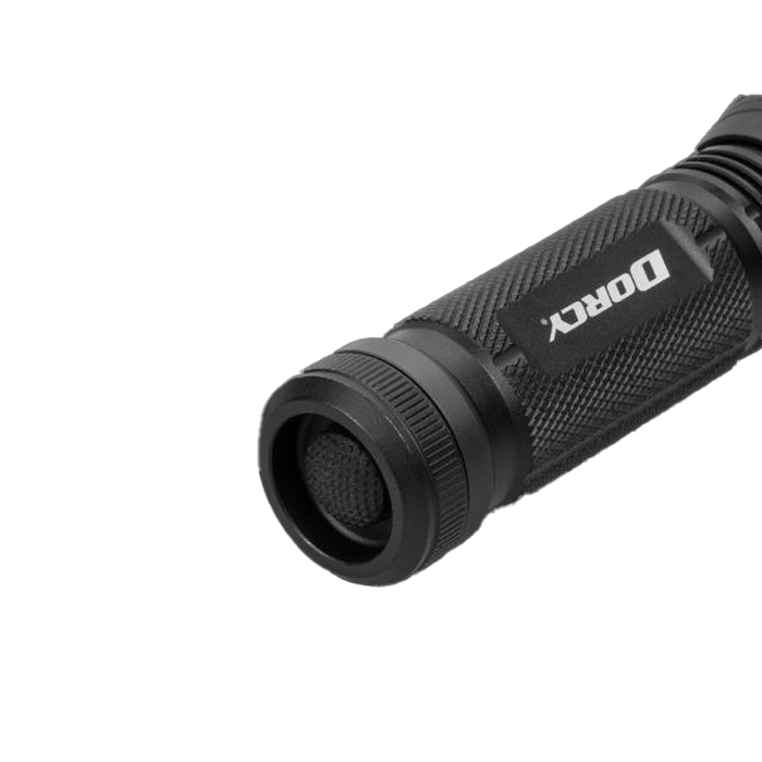 Dorcy Ultra HD Series 41-4333 Ultra HD Flashlight, AAA Battery, Alkaline Battery, LED Lamp, 220 Lumens Lumens, Black