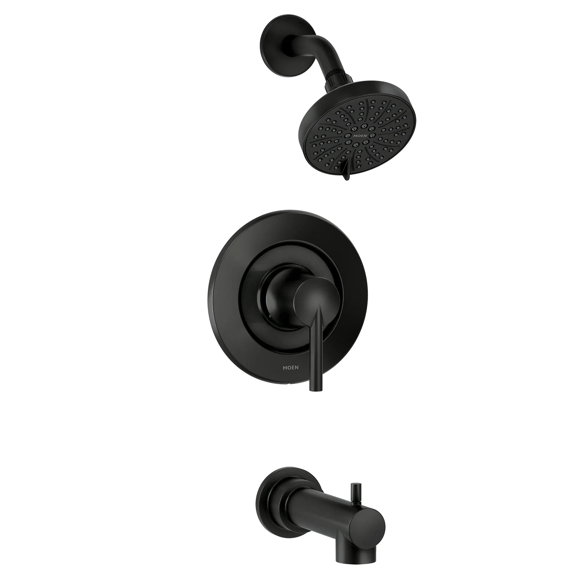 Posi-Temp Arlys Series 82770BL Tub and Shower Faucet, Standard Showerhead, 1.75 gpm Showerhead, 6-Spray Setting