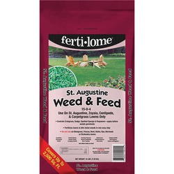 Ferti•lome 10915 St. Augustine Weed and Feed, 16 lb, Granular, 15-0-4 N-P-K Ratio