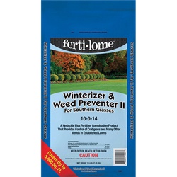 Ferti•lome 11901 Winterizer and Weed Preventer II with Dimension, 16 lb, Granular, 10-0-14 N-P-K Ratio
