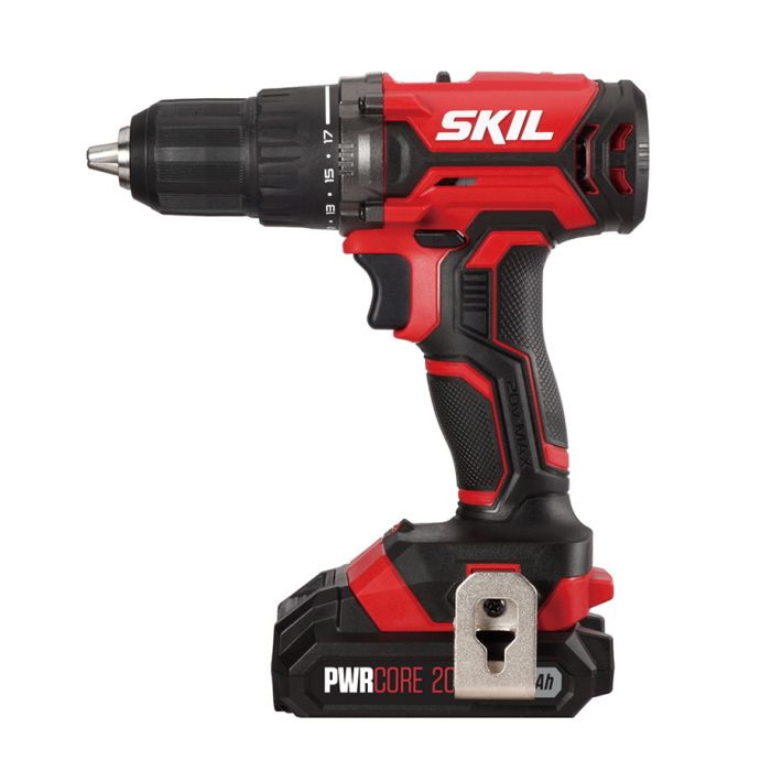 DL527502 Drill Driver Kit, Battery Included, 20 V, 2 Ah, 1/2 in Drive, 1450 rpm Speed