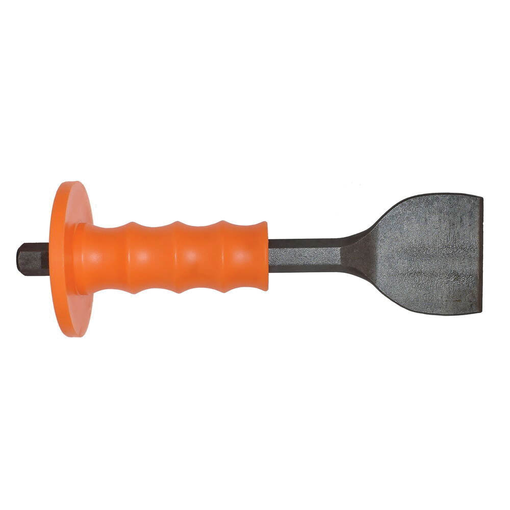 94105 Handguard Floor Chisel, 2-1/2 in Tip, Thin Blade Tip, 5/8 in Handle, Hex Handle
