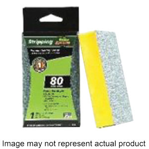 7363 Final Finishing Premium Foam Sanding Sponge, 3 x 5 x 1 in, Fine Grade, Aluminum Oxide Abrasive