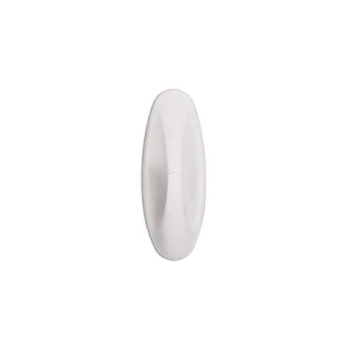 Bath Medium Designer Hook, Command, 3 lb, 2-Hook, Plastic, White - 3