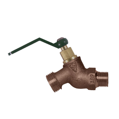 Arrowhead Brass 251LF Hose Bib, 1/2 x 3/4 in Connection, MIP x Male Hose Thread, 125 psi Pressure, Bronze Alloy Body - 4