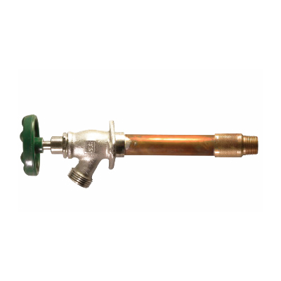 455-12LF Frost-Free Standard Wall Hydrant, 1/2 x 3/4 in Connection, FIP x MIP x Male Hose Thread