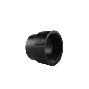 Charlotte Pipe ABS 00105 0600HA Cleanout Pipe Adapter, 1-1/2 in, Spigot x FPT, ABS, Black, SCH 40 Schedule