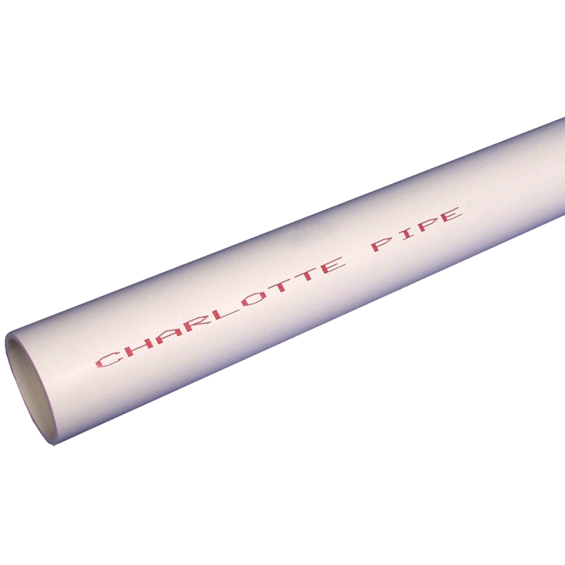 PVC 04007 0600 Pipe, 3/4 in, 10 ft L, SCH 40 Schedule, PVC