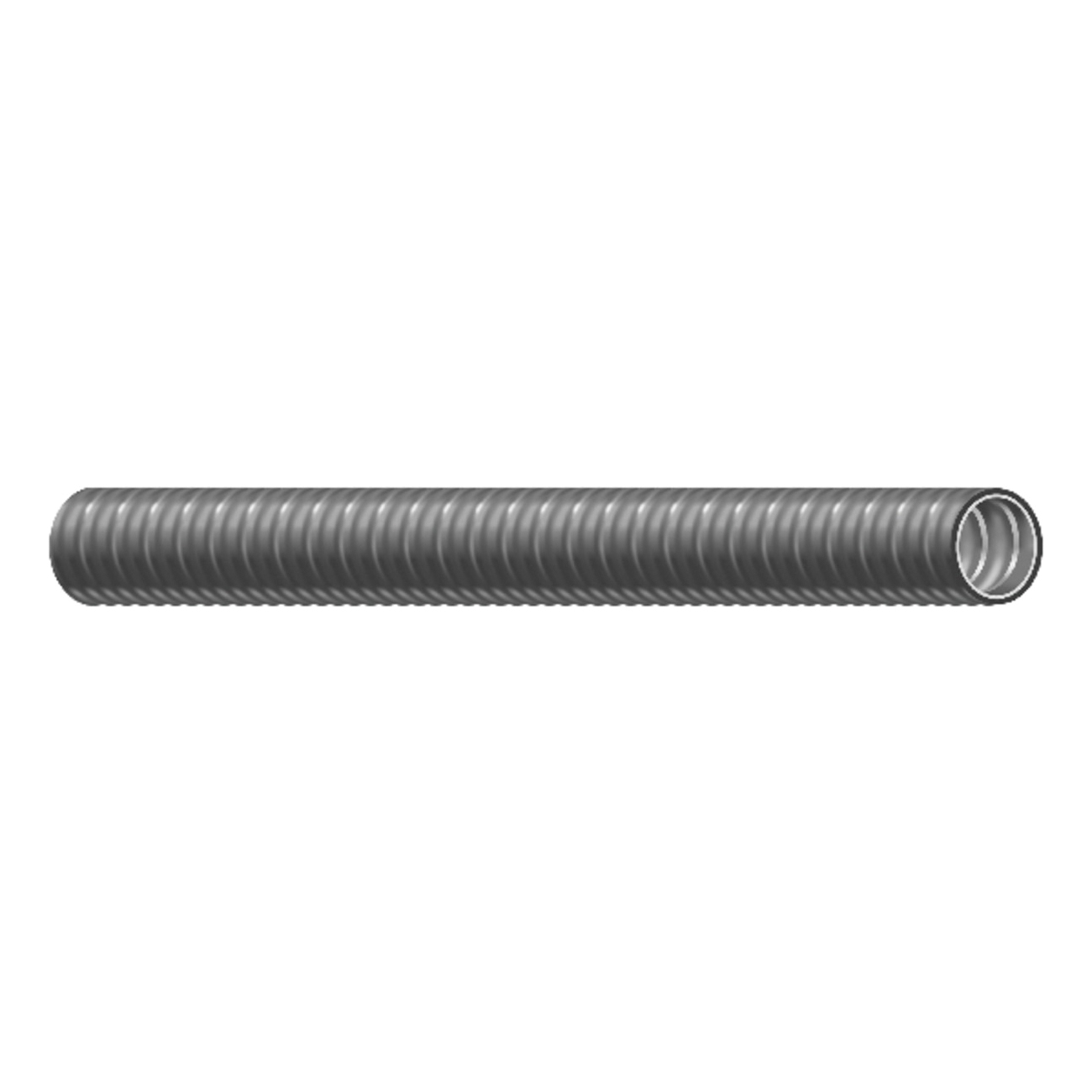 Titan 2 55082603 Conduit, 1/2 in, 100 ft L, Steel, Gray, Galvanized
