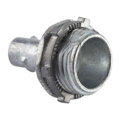 Halex 90441 Flex Connector, 1/2 in Screw-In, Zinc