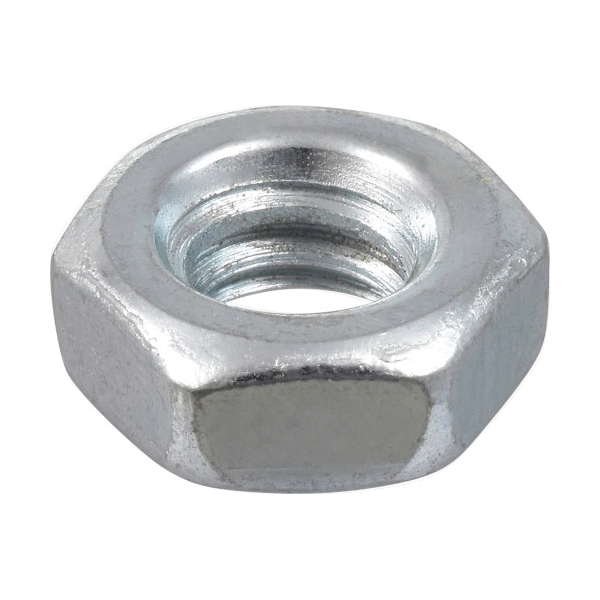 HILLMAN 140018 Hex Machine Screw Nut, 8-32 Thread, Steel, Zinc, 2 Grade