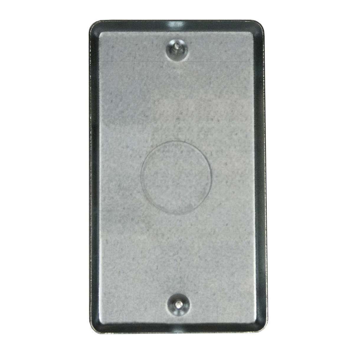 Raco 791 Box Cover, 0.063 in L, 4.063 in W, Square, 2-Gang, Steel, Gray
