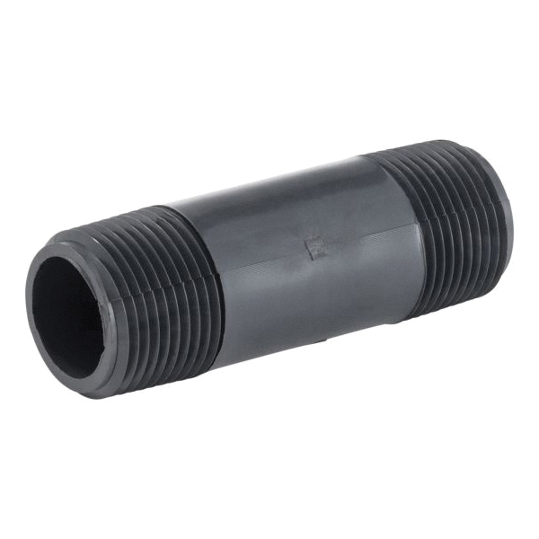 B & K 404-030 Pipe Nipple, 3/4 in, PVC, SCH 80 Schedule, 3 in L